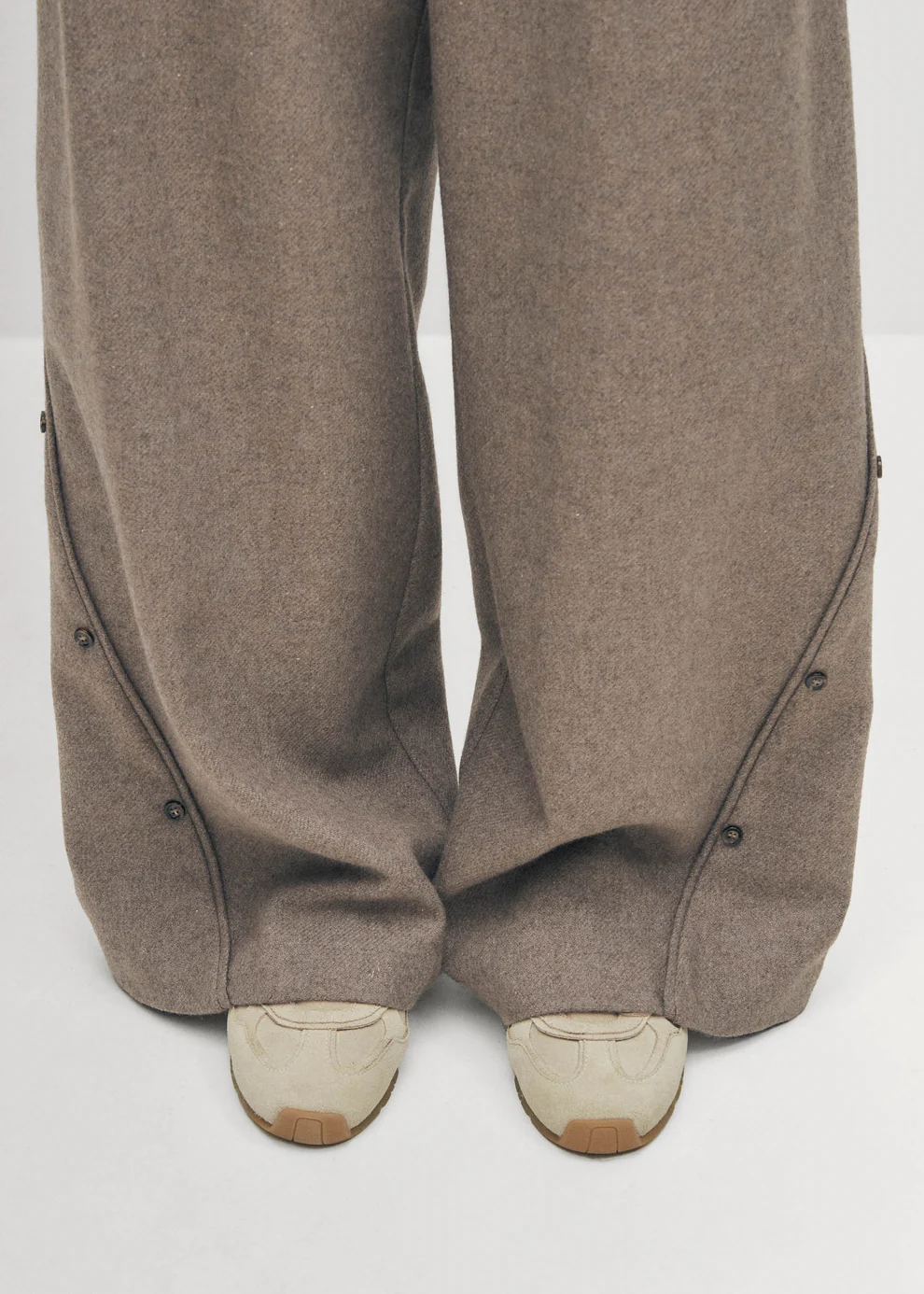 Alohas TB.56 Suede sneakers Cream leather