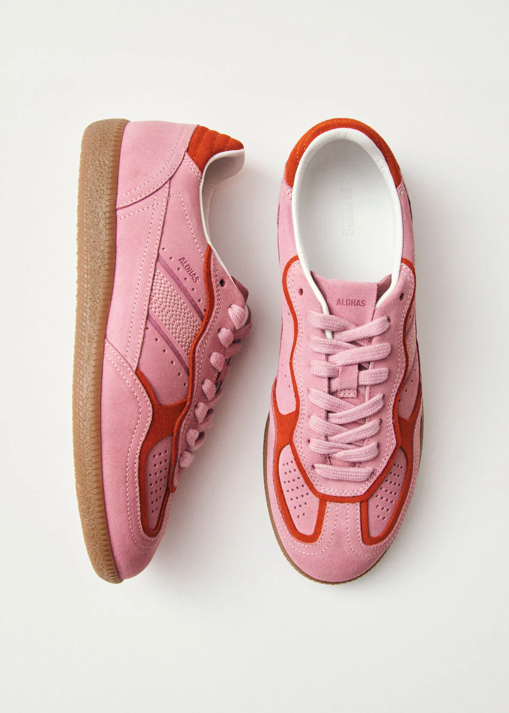 Alohas TB.490 Rife leather sneakers Sea pink