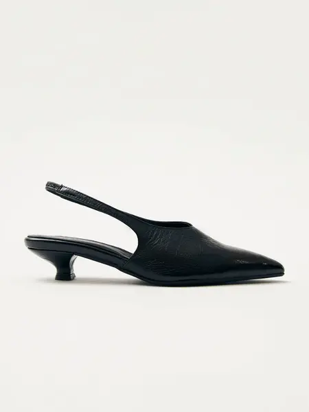 Alohas Eros leather mules Black