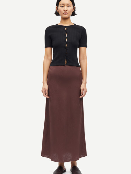 Samsoe Samsoe Saagneta long skirt French roast
