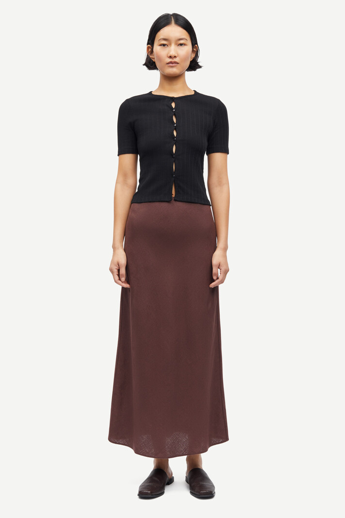 Samsoe Samsoe Saagneta long skirt French roast