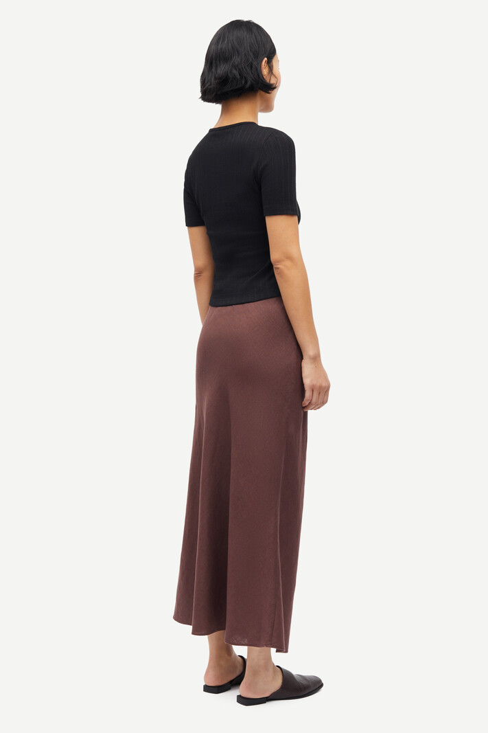 Samsoe Samsoe Saagneta long skirt French roast