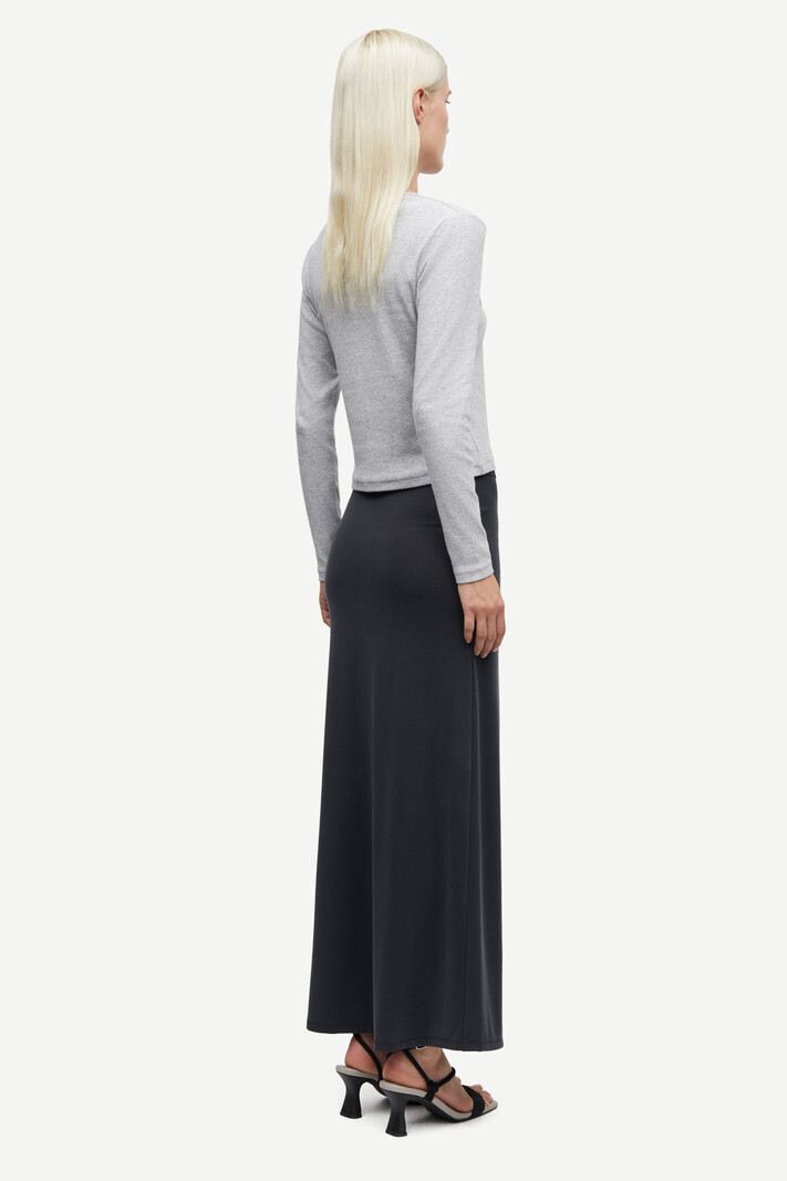 Samsoe Samsoe Sajune cardigan Light grey melange