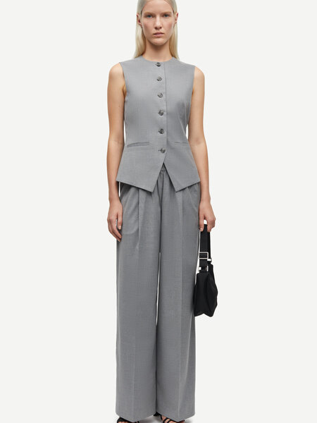 Samsoe Samsoe Saruma vest Grey melange