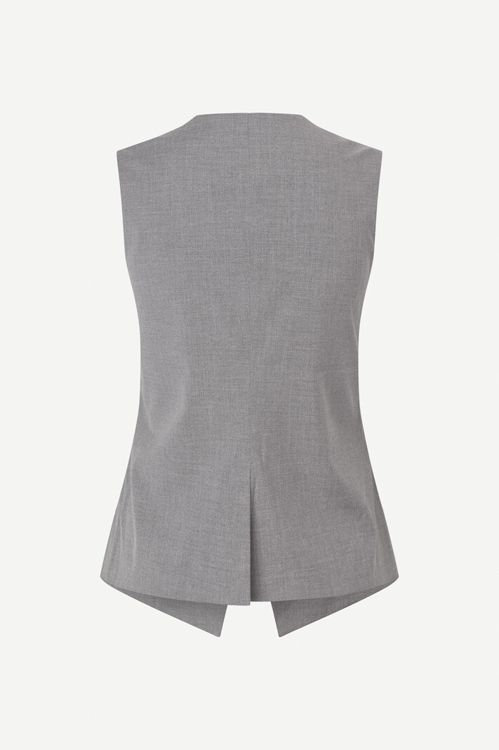 Samsoe Samsoe Saruma vest Grey melange