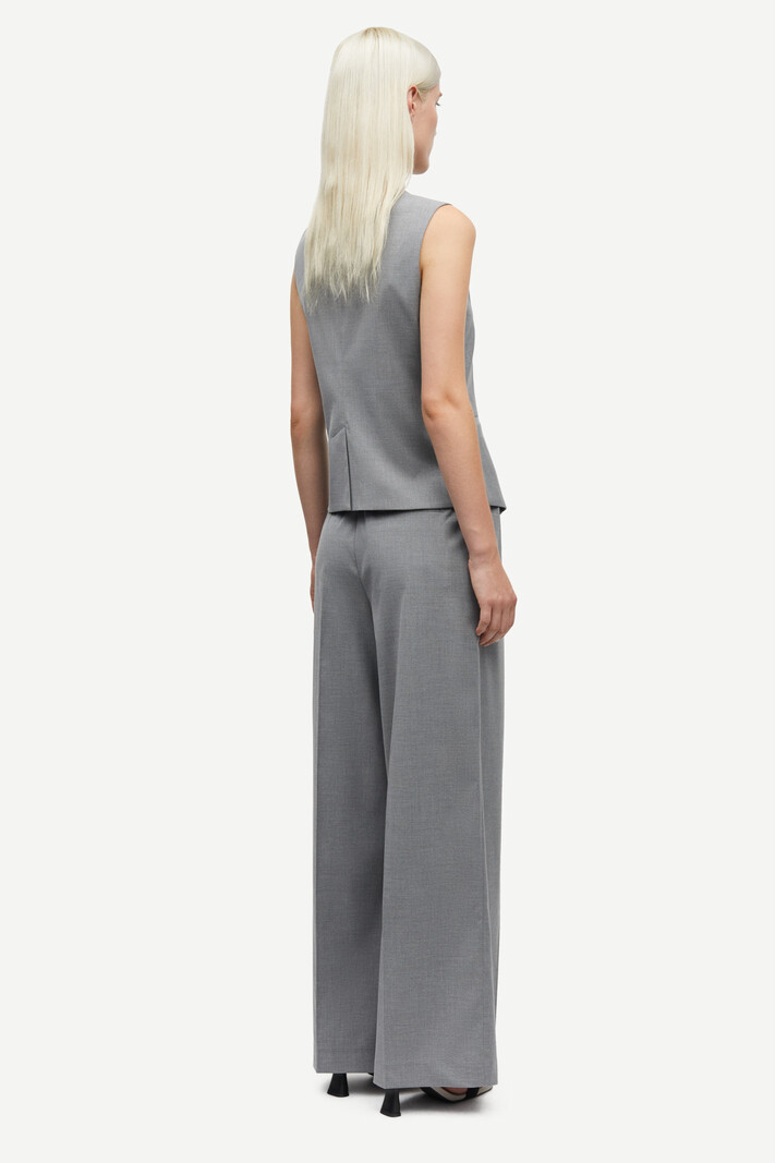 Samsoe Samsoe Saruma vest Grey melange
