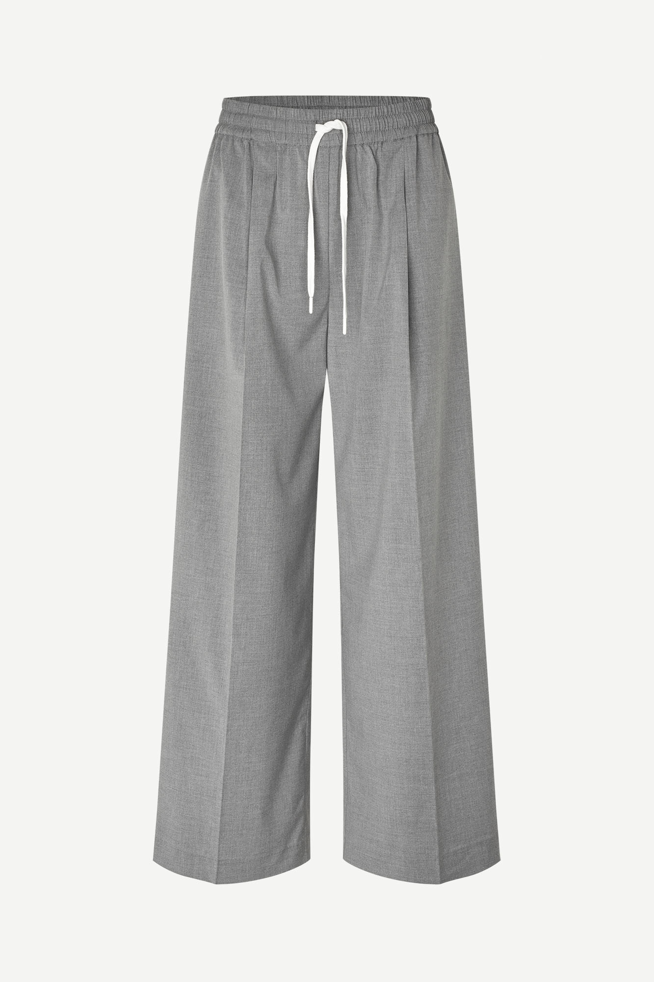 Samsoe Samsoe Sarila trousers Grey melange