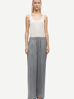 Samsoe Samsoe Sarila trousers Grey melange