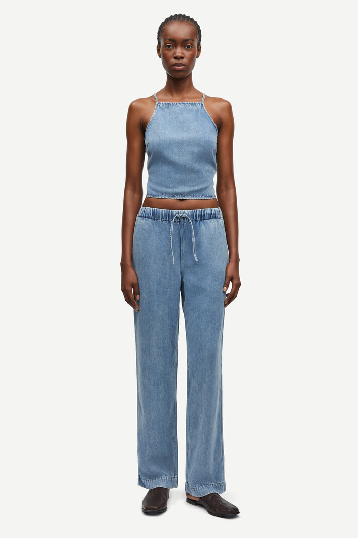 Samsoe Samsoe Sabellagio top Denim blue
