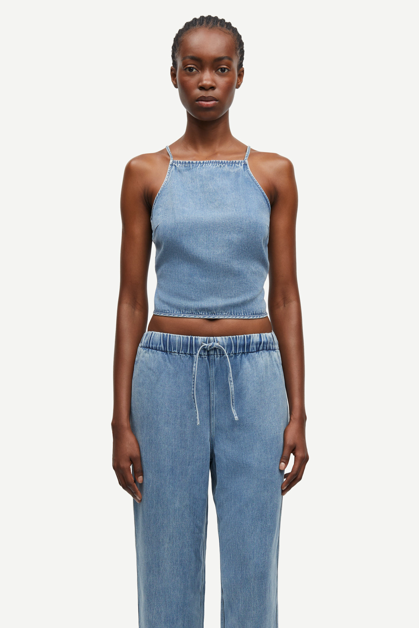 Samsoe Samsoe Sabellagio top Denim blue