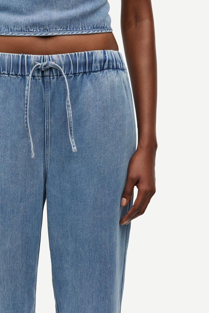 Samsoe Samsoe Sahoysa trousers Denim blue