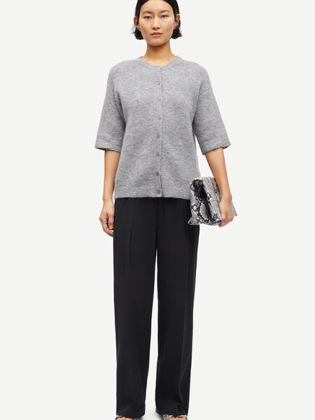 Samsoe Samsoe Saanoura ss cardigan Grey melange