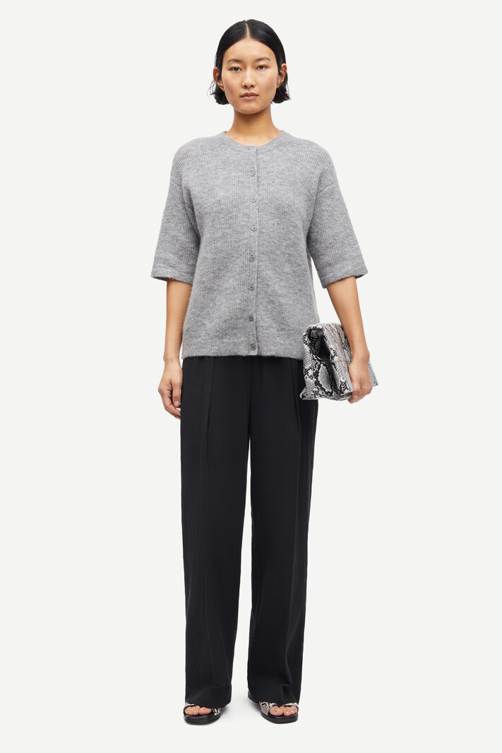 Samsoe Samsoe Saanoura ss cardigan Grey melange