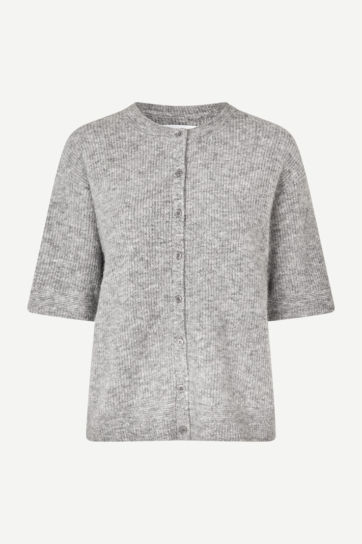 Samsoe Samsoe Saanoura ss cardigan Grey melange