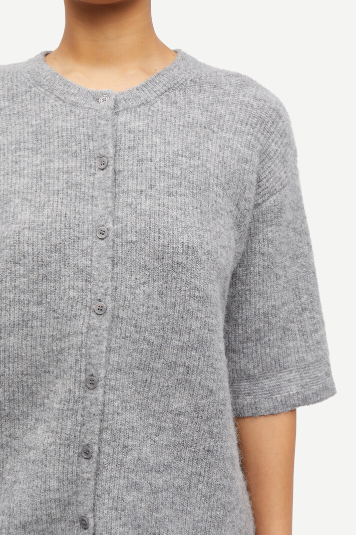 Samsoe Samsoe Saanoura ss cardigan Grey melange