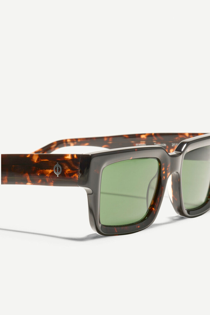 Samsoe Samsoe Sajessie zonnebril Tortoise green