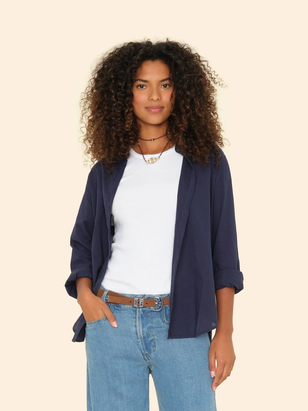 Xirena Beau shirt Navy