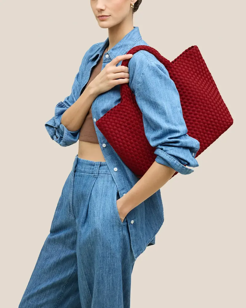 Naghedi St Barths medium tote Rosso
