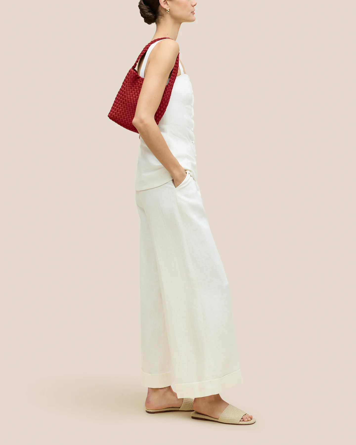 Naghedi Nomad hobo small Rosso