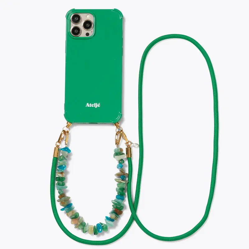 Ateljé Chunky seafoam short phone cord