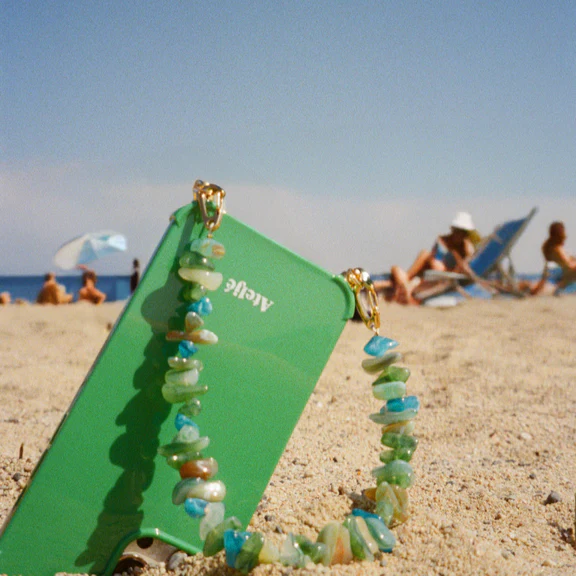 Ateljé Chunky seafoam short phone cord