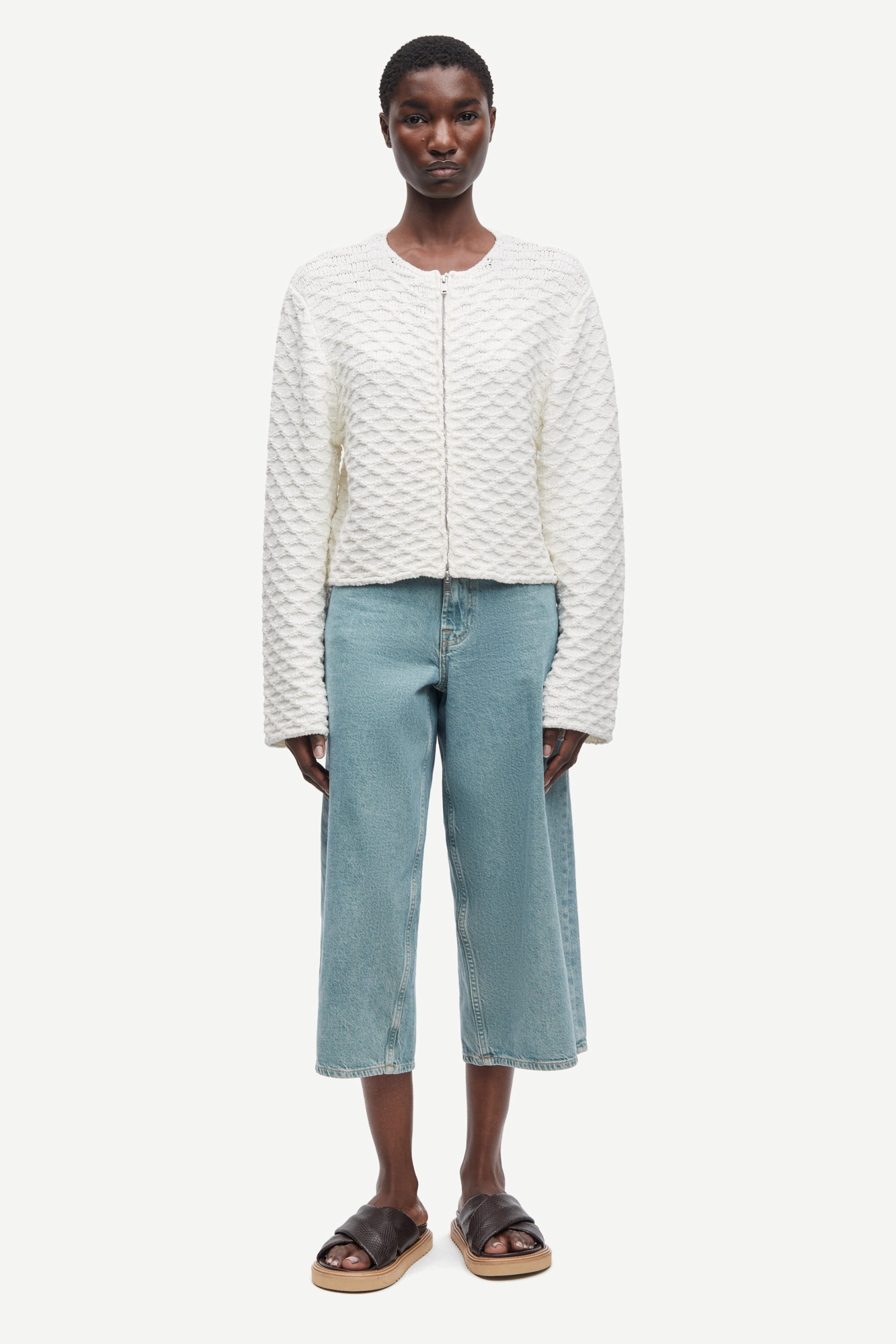 Samsoe Samsoe Satammy cardigan Egret