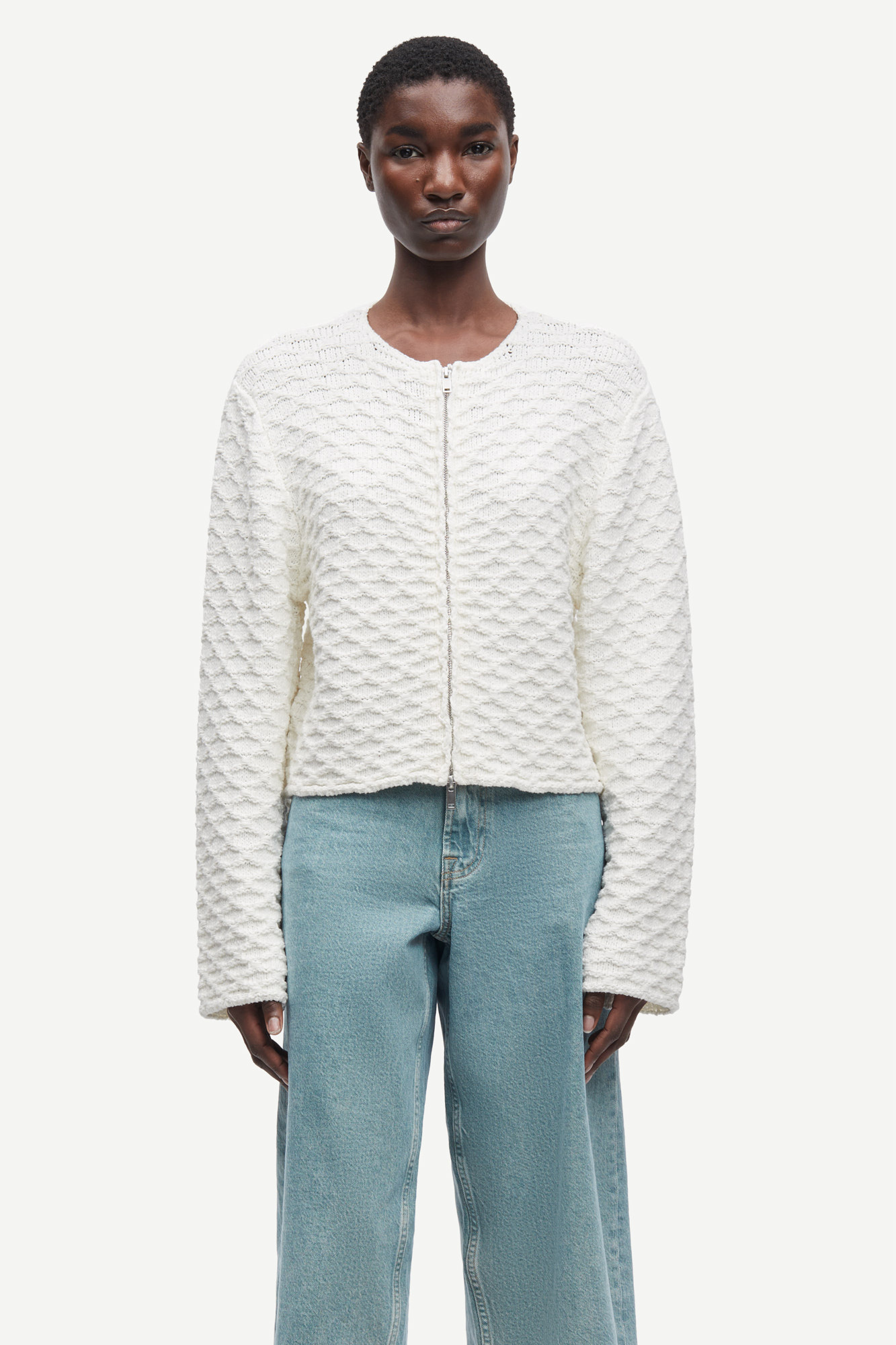 Samsoe Samsoe Satammy cardigan Egret