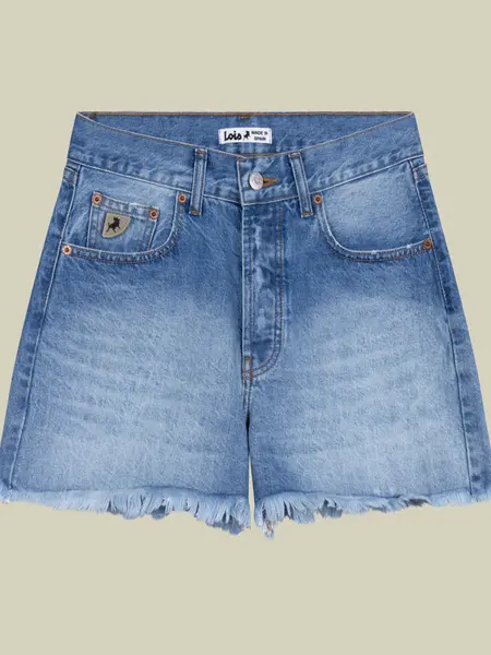 Lois Sandra short Distressed double stone