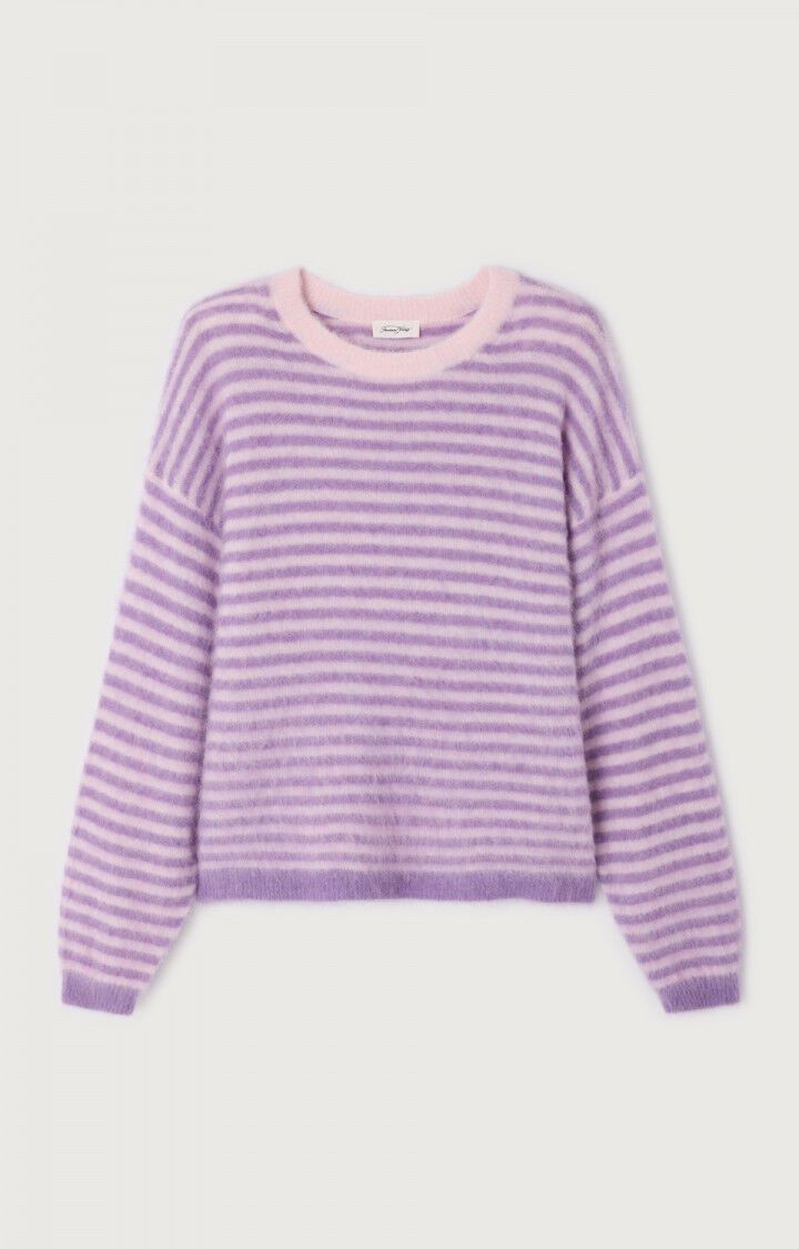 American Vintage NEN18CH sweater Violette raye