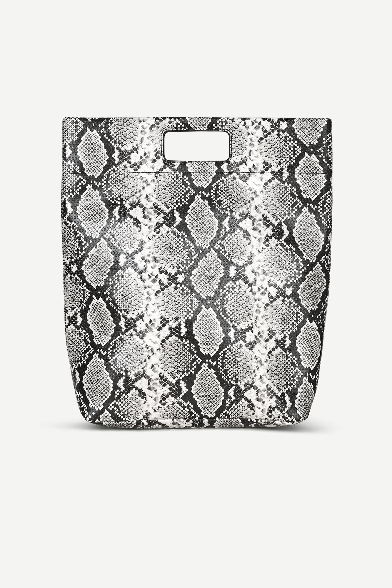 Samsoe Samsoe Sajennie tote bag Black white snake
