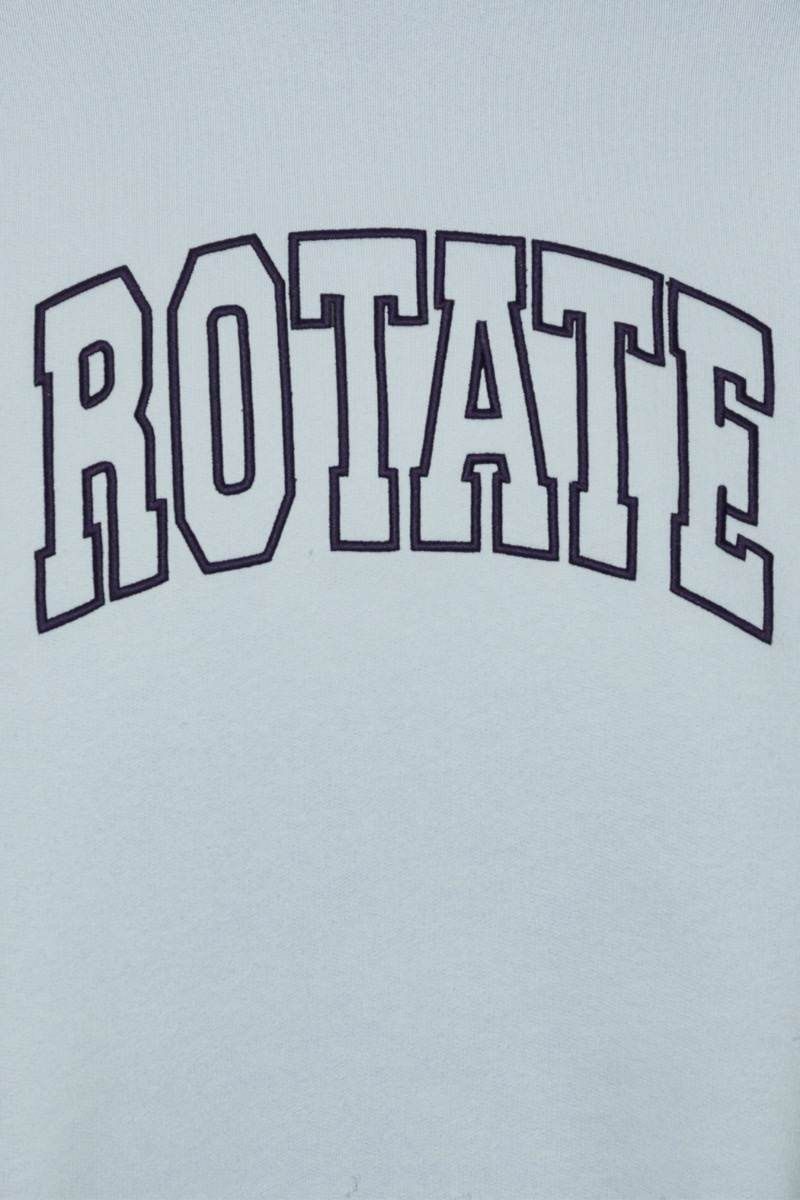 ROTATE Heavy sweat crewneck Baby blue