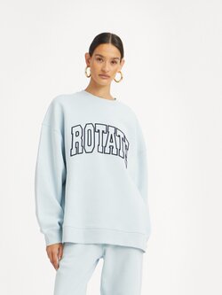 ROTATE Heavy sweat crewneck Baby blue