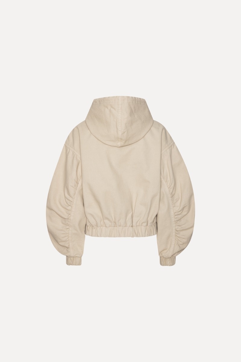 ROTATE Heavy woven jacket Oatmeal
