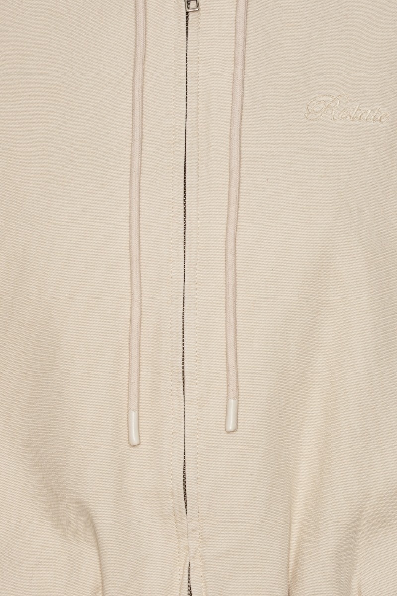 ROTATE Heavy woven jacket Oatmeal