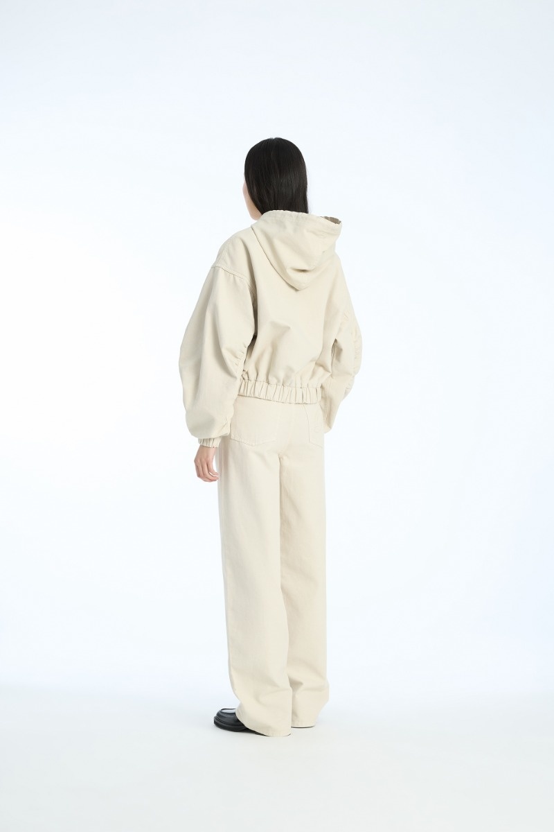 ROTATE Heavy woven jacket Oatmeal
