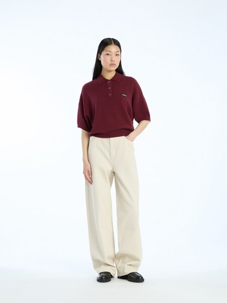 ROTATE Heavy cotton pants Oatmeal