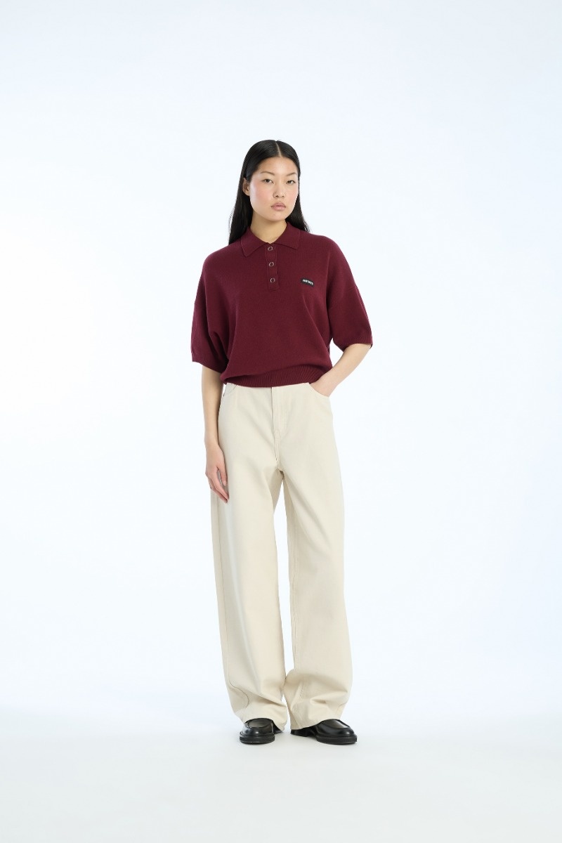 ROTATE Heavy cotton pants Oatmeal