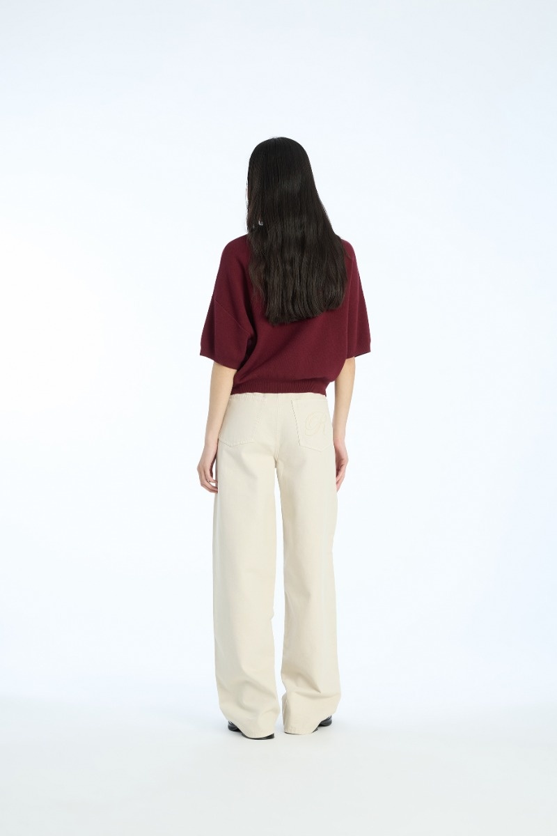 ROTATE Heavy cotton pants Oatmeal
