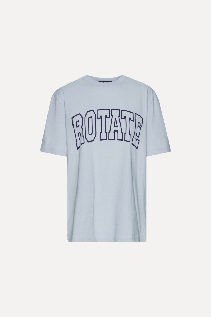 ROTATE Thin jersey T-shirt Baby blue