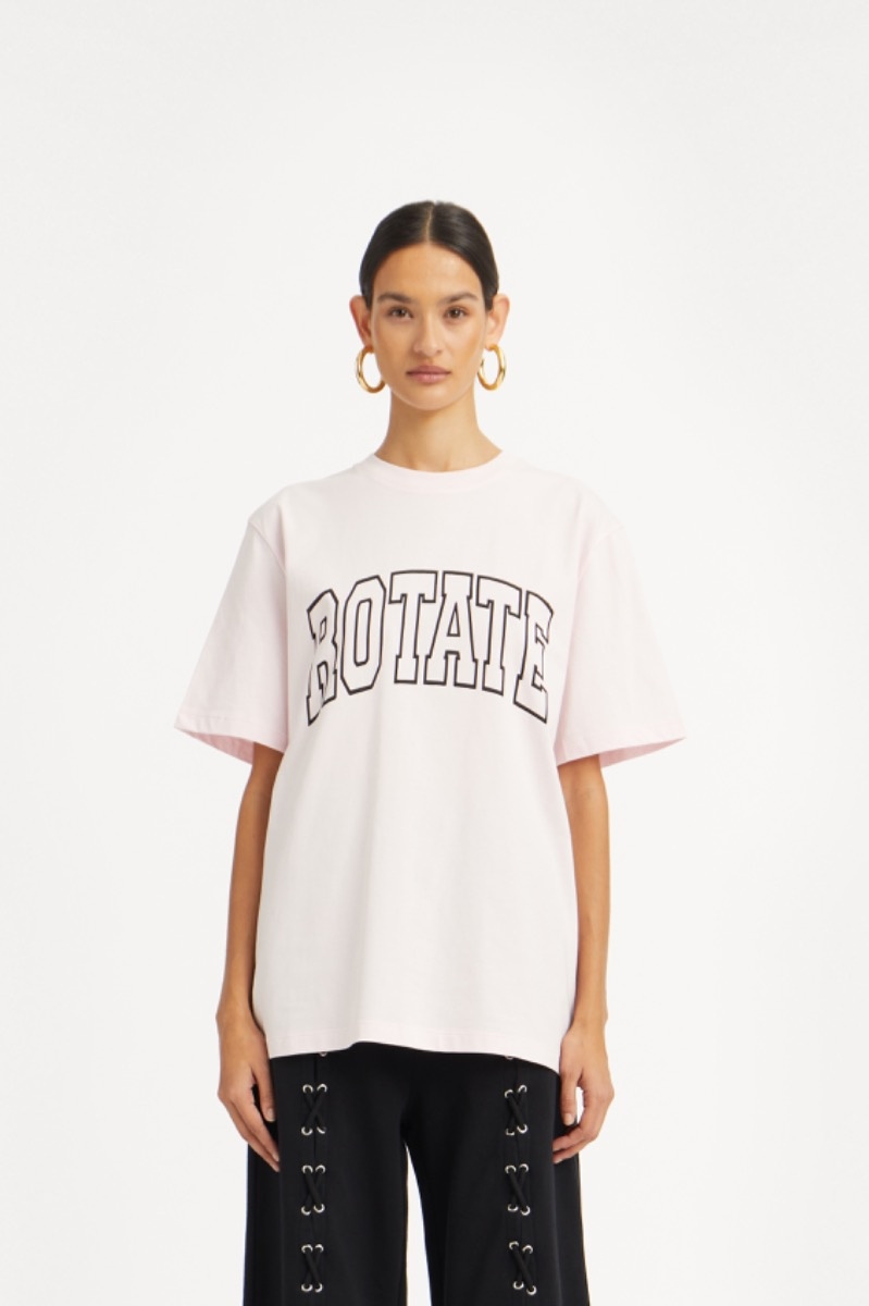 ROTATE Thin jersey T-shirt Ballerina