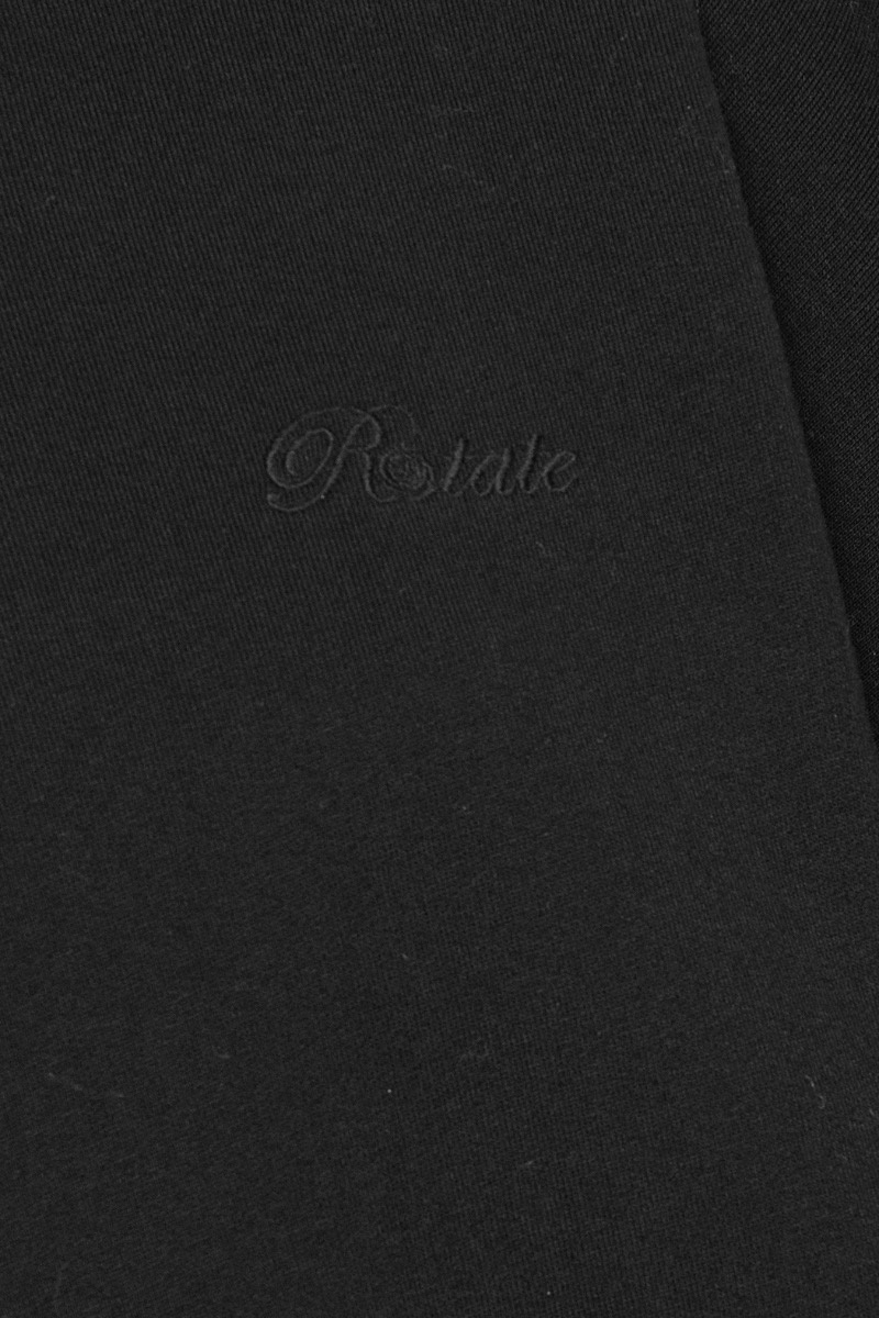 ROTATE Lacing crewneck sweater Black