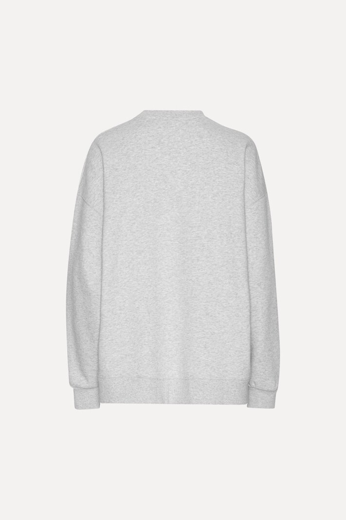 ROTATE Heavy sweat crewneck Light grey melange