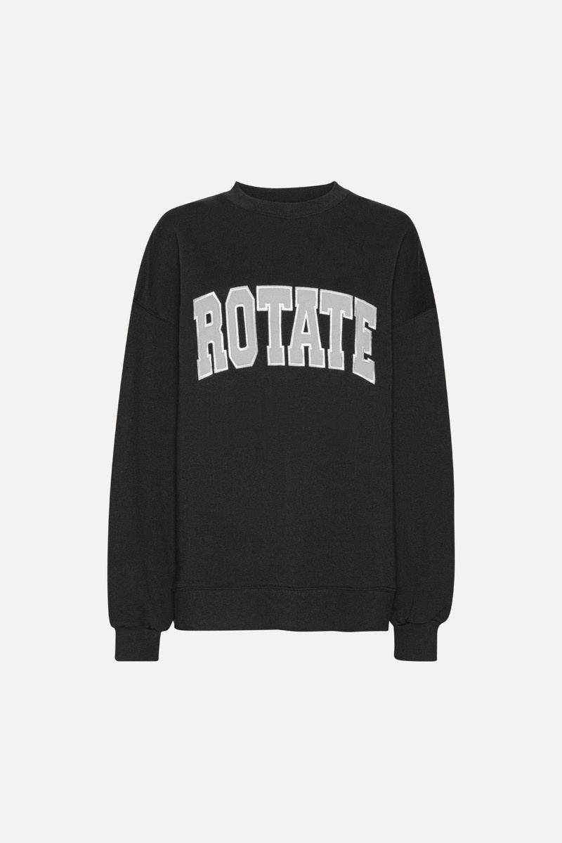 ROTATE Heavy sweater crewneck Black
