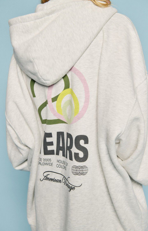 American Vintage BAP03A2 vest Gris chine