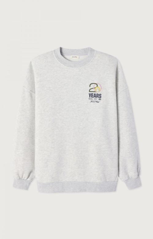 American Vintage BAP03B2 sweater Gris chine