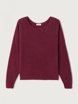 American Vintage DAM225 trui Raisin chine