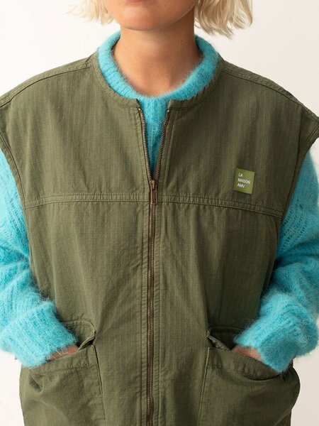 American Vintage RYG16BE Vest Kaki