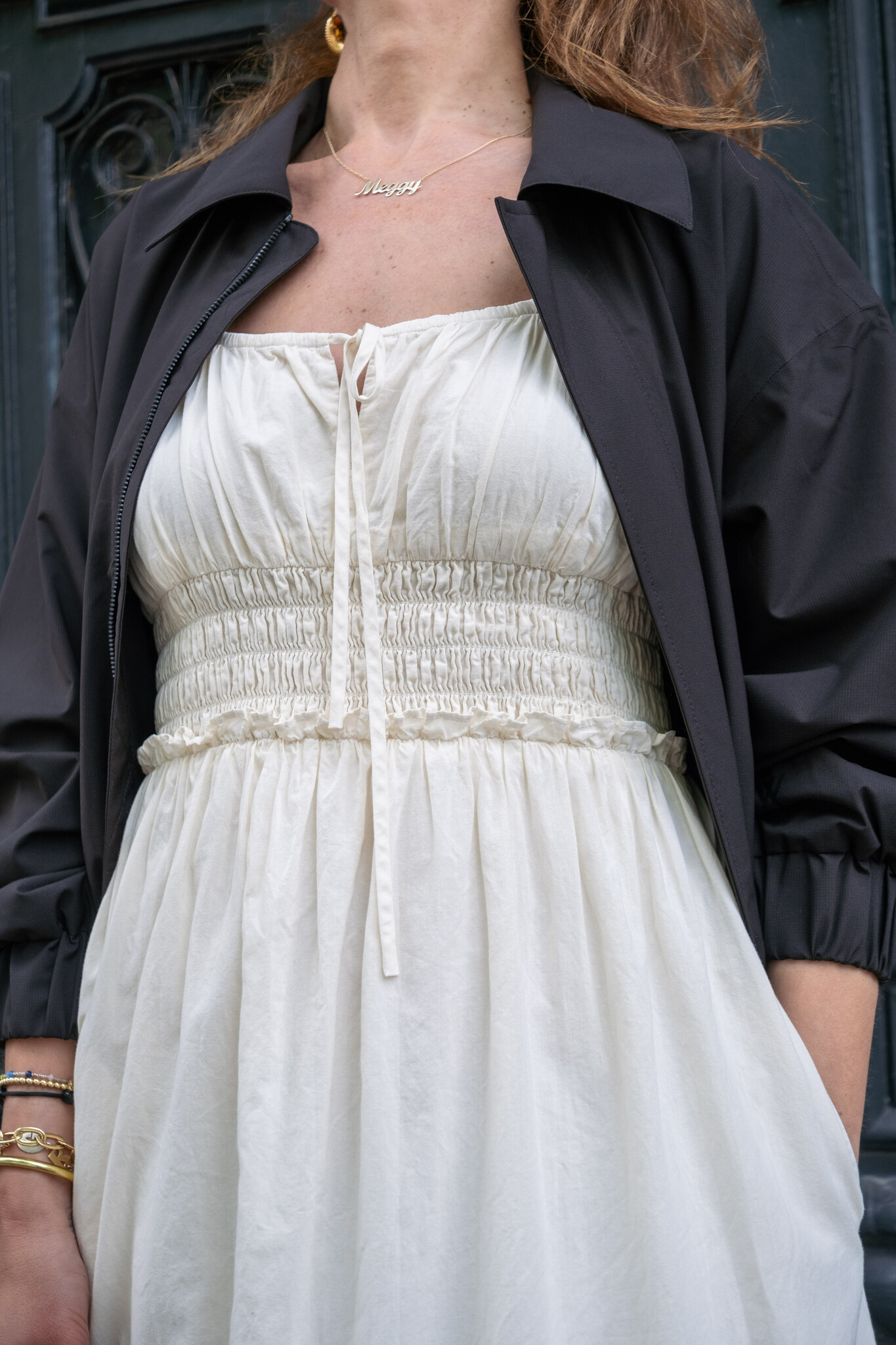 Xirena Jessa dress Oysterette