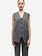 Samsoe Samsoe Saleni vest Dark gull gray pinstripe