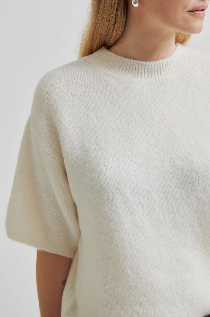 Second Female Wanda knit o-neck Dark chalk